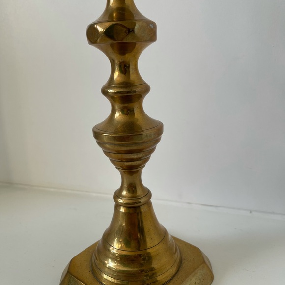 Vintage Brass Candlestick Holder - Picture 2 of 4